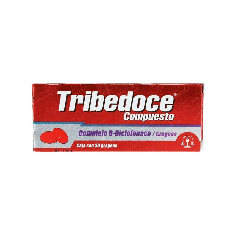 Tribedoce Compuesto Complejo B Diclofenaco Caja 30 Grageas
