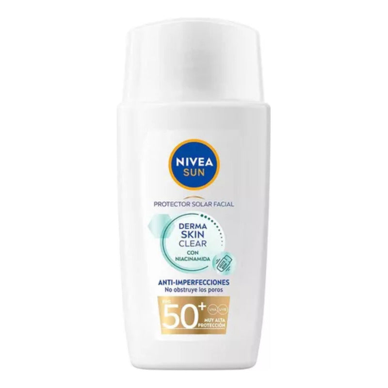 Nivea Sun Derma Skin Clear Fps50 40ml Facial Invisible