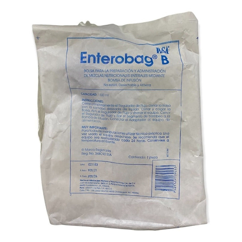 Enterobag B 1,500ml Preparación Y Administración De Mezclas