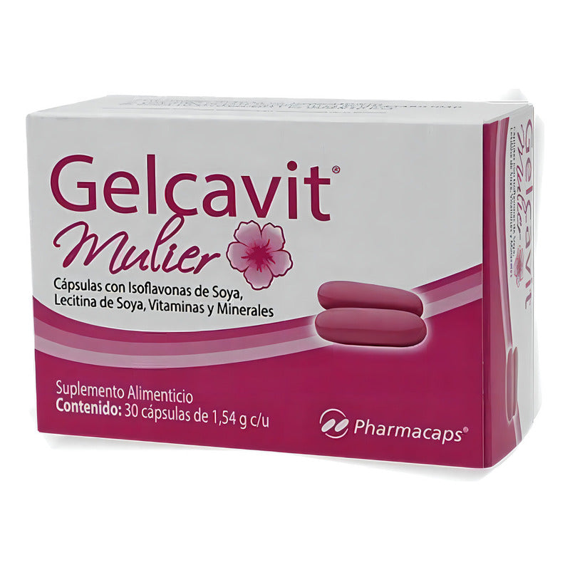 Isoflavonas De Soya Vitaminas Y Minerales C/30 Cap Sabor No