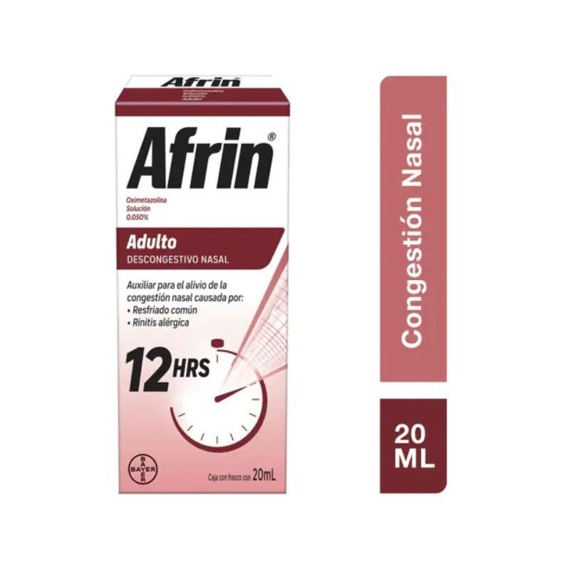 Afrin Adulto 12hr Descongestivo Nasal 20ml