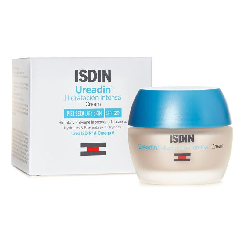 Isdin Ureadin Crema Facial Hidratación Intensiva, Piel Seca, Uso Diurno, 50 Ml