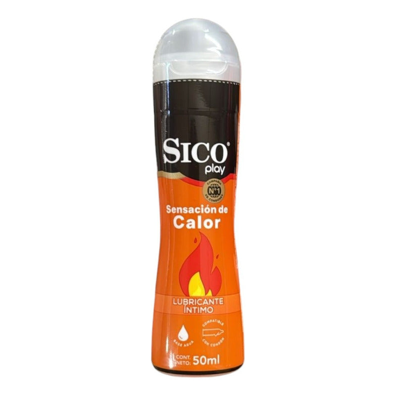 Lubricante Íntimo Sico Play Sensación De Calor 50ml