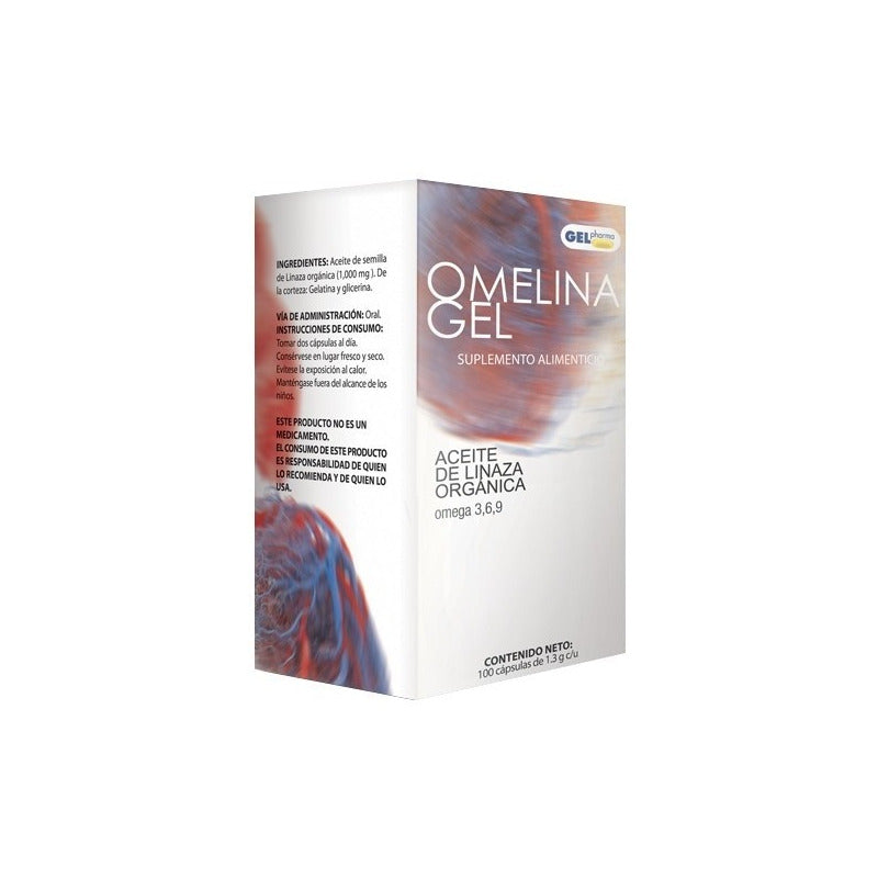 Omelina Gel Omega 3,6,9 Aceite De Linaza Orgánica 60 Cap No