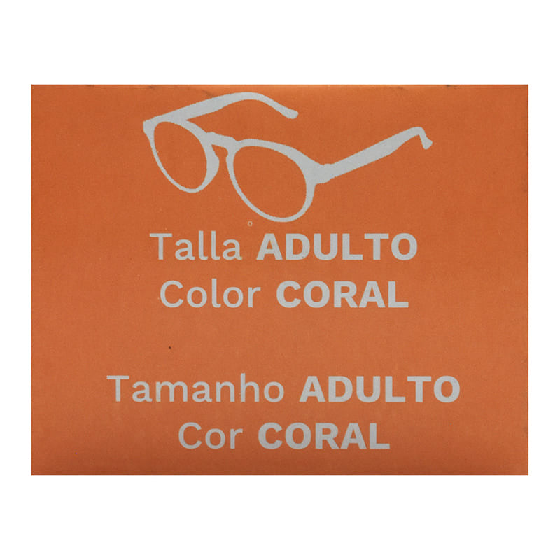 Mustela Lentes Solares Para Adultos Ovalado Coral Gris Oscuro Coral Coral