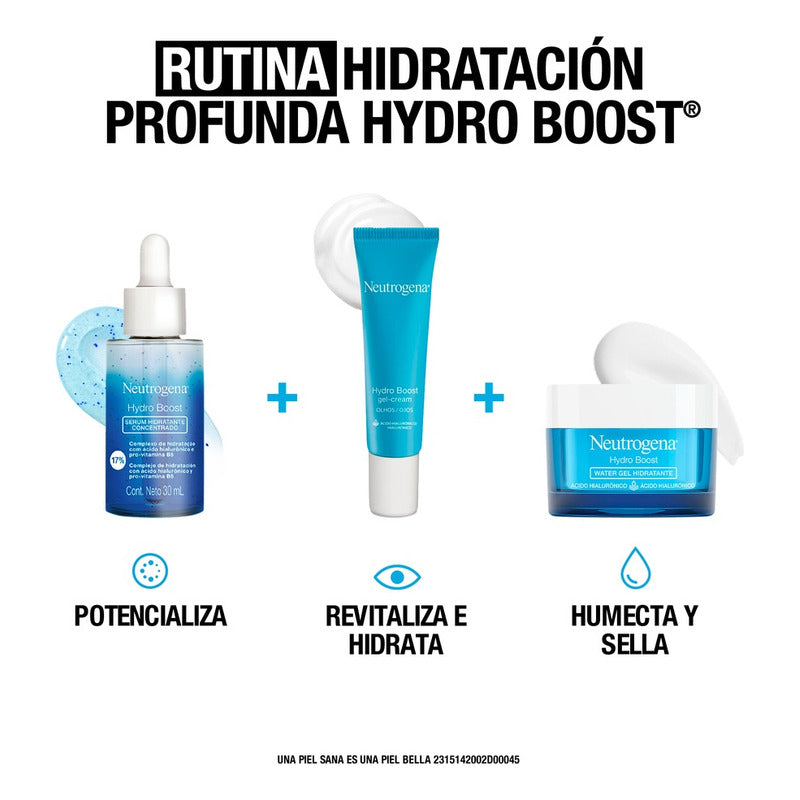 Neutrogena Hydro Boost Gel Hidratante Facial 50 G Ácido Hialurónico Todo Tipo De Piel