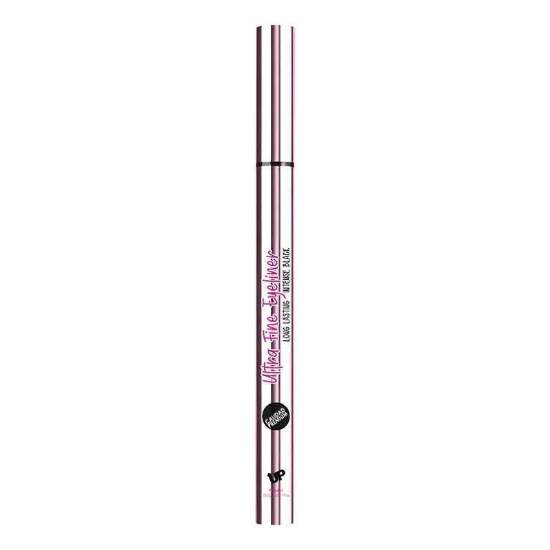 Ultra Fine Eyeliner Plumón Delineador Larga Duración Pink Up Negro Negro