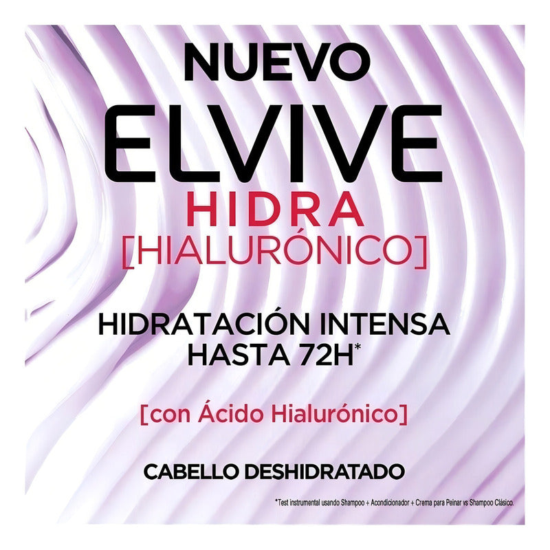 Shampoo Loréal Paris Elvive Hidra Hialurónico Rellenador 680ml