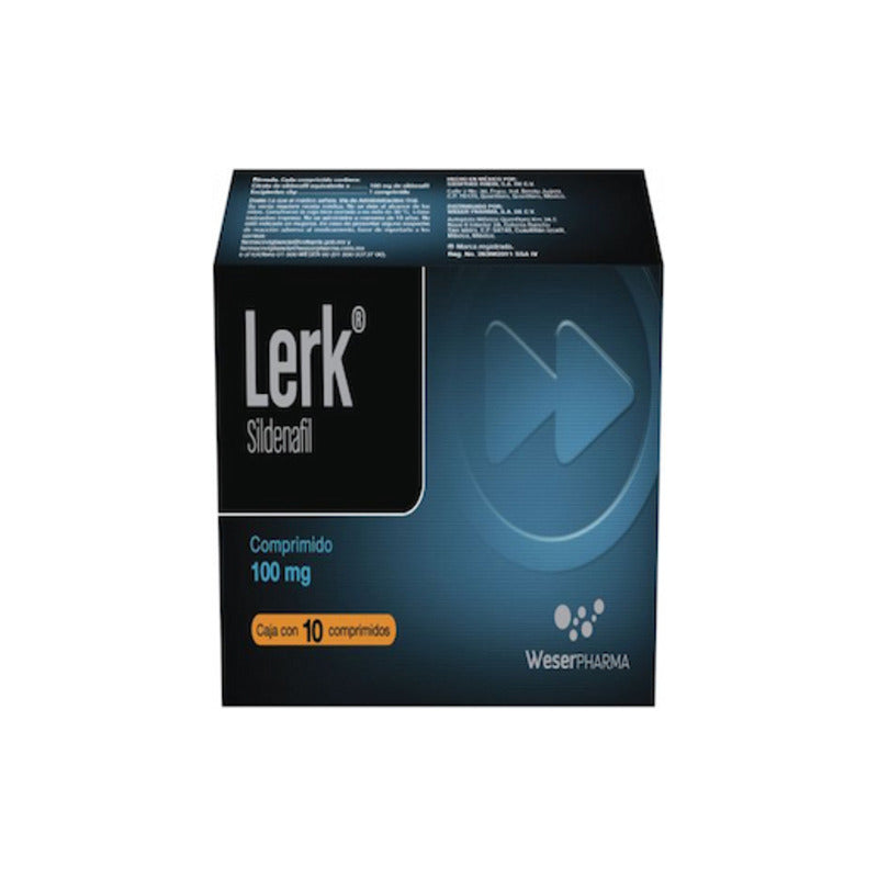 Lerk Comprimidos 100 Mg, 10 Comprimidos