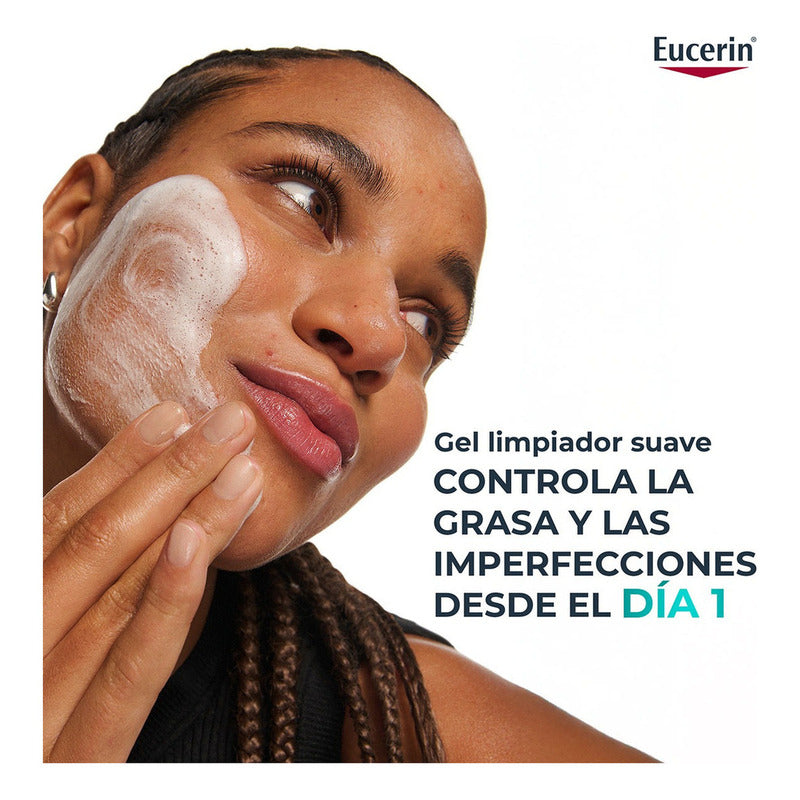 Eucerin Dermopure Gel De Limpieza 400ml Piel Grasa O Acné Grasa Día/noche