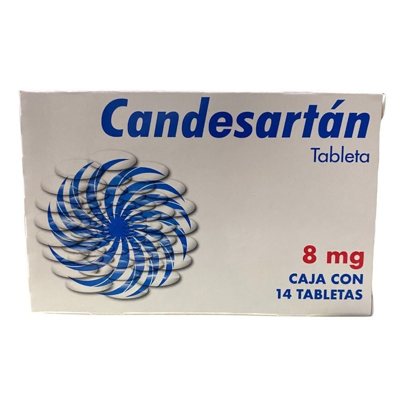 Candesartán Abbott 8mg 14 Tabletas