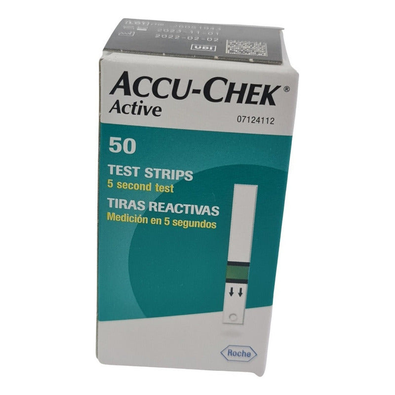 Caja 50 Und Tiras Reactivas 50gr Accu-chek Verde Green