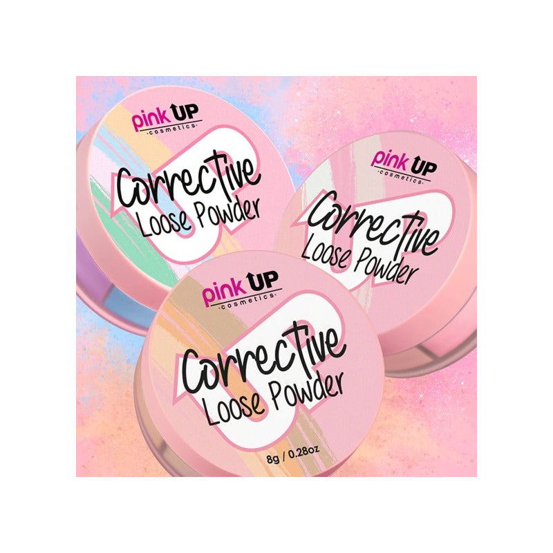 Pink Up Polvo Suelto Correctivo Para Rostro