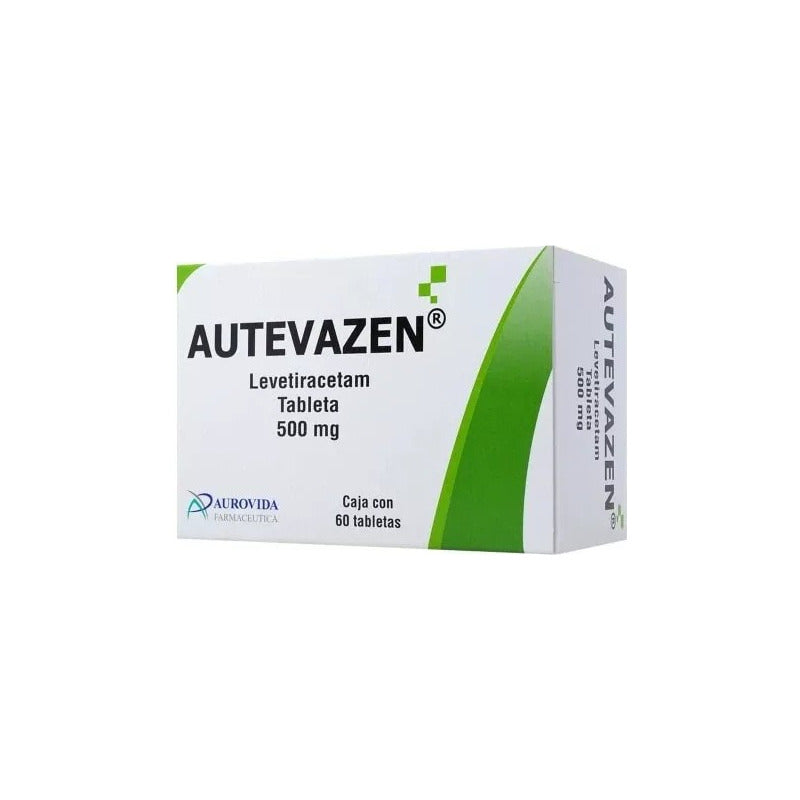 Autevazen Levetiracetam 500 Mg Caja Con 60 Tabletas