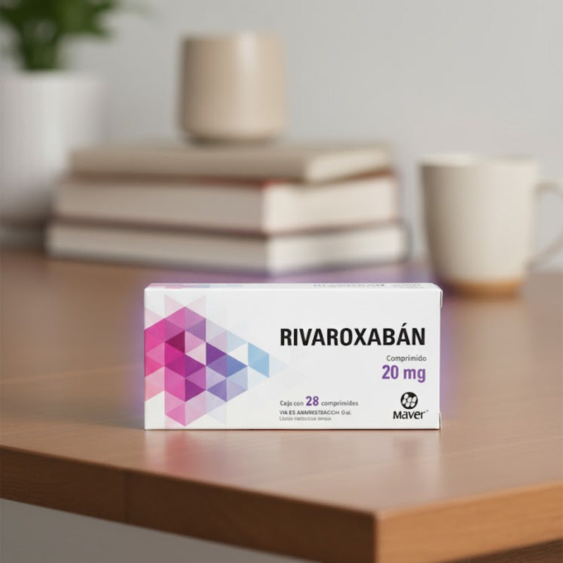 Rivaroxaban Maver 20 Mg Caja Con 28 Comprimidos