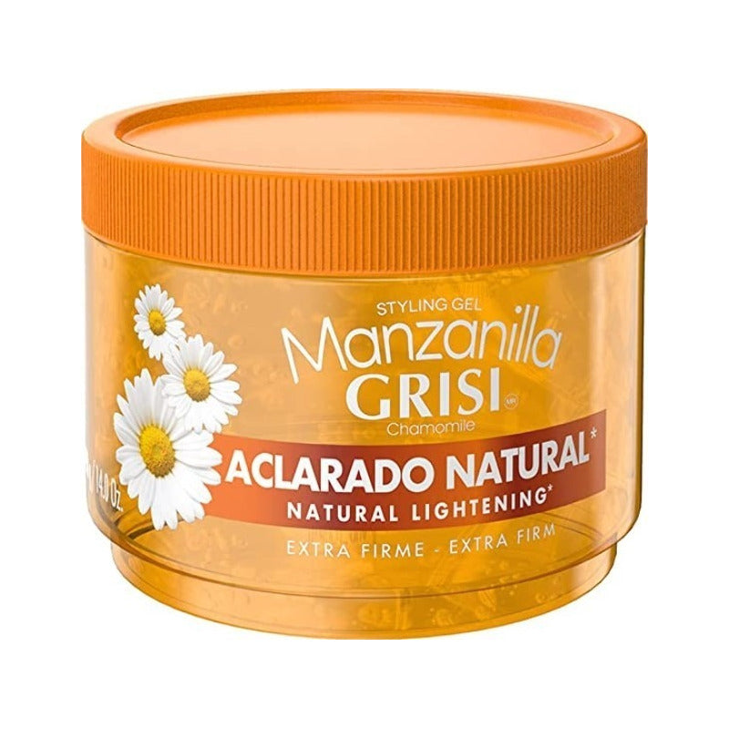Gel Grisi Manzanilla Aclarado Natural Extra Firma 400g
