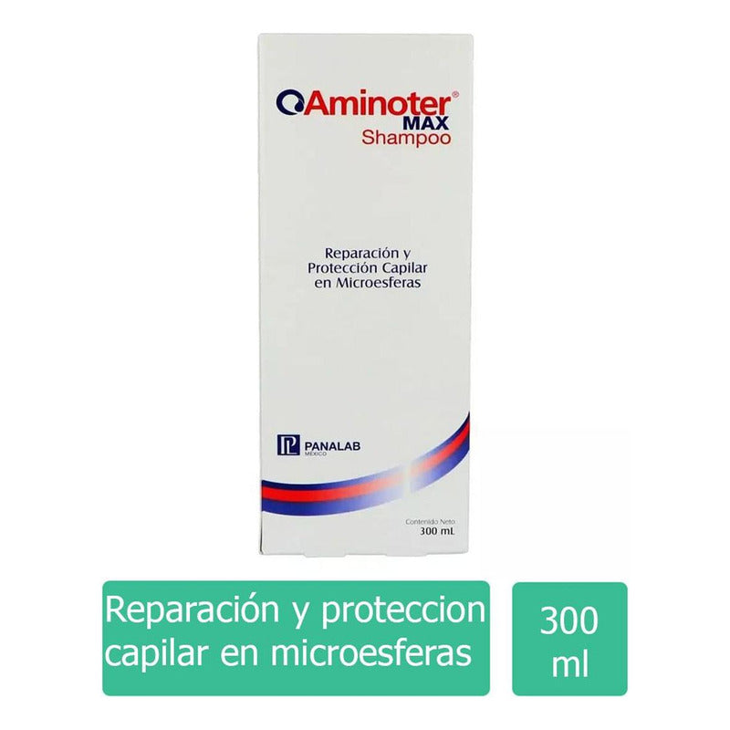 Aminoter Max Shampoo Vitamina C Y E Reparación 300ml