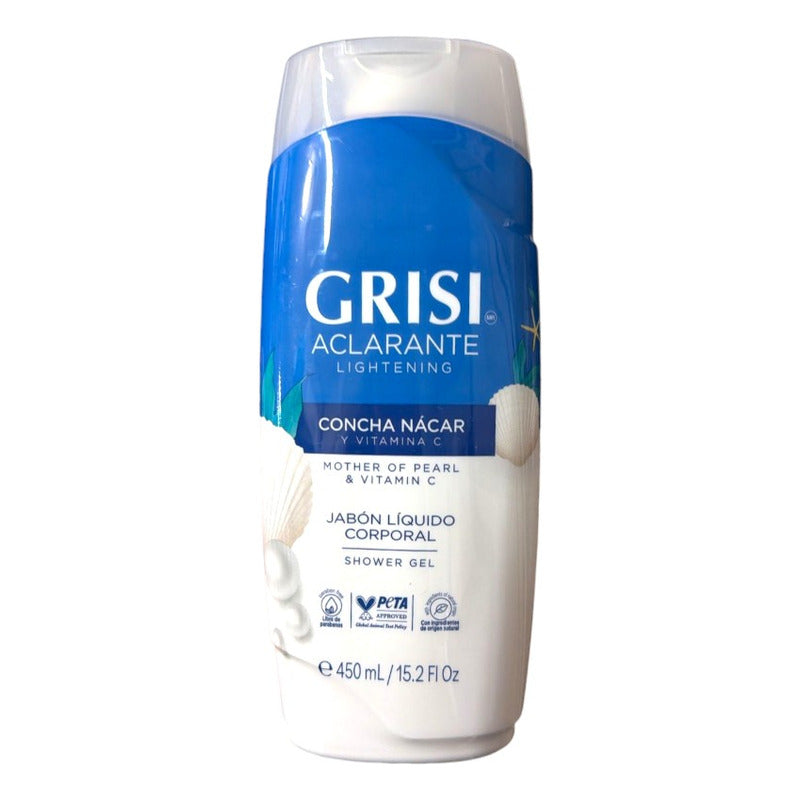 Jabón Líquido Corporal Grisi Concha Nácar 450ml