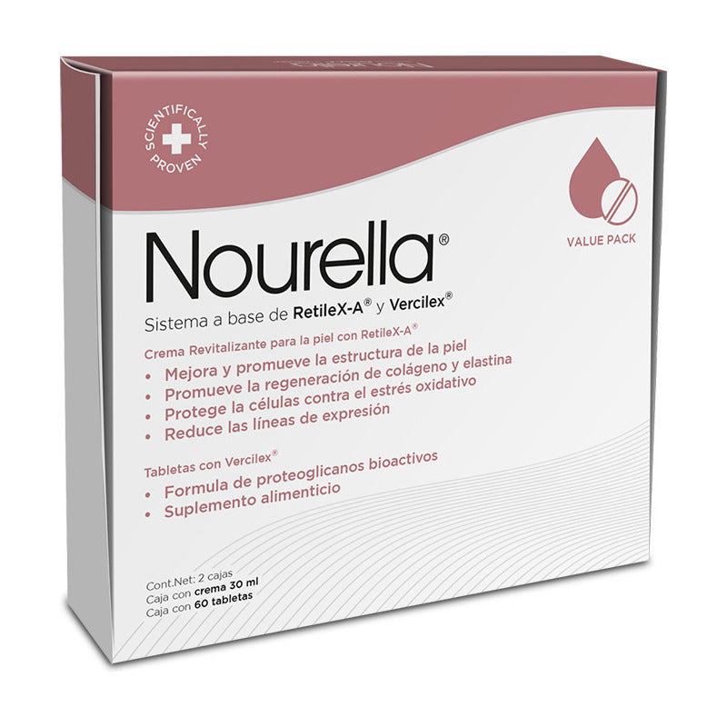 Nourella Kit Crema Tubo 30 Ml Y Caja Con 60 Tabletas