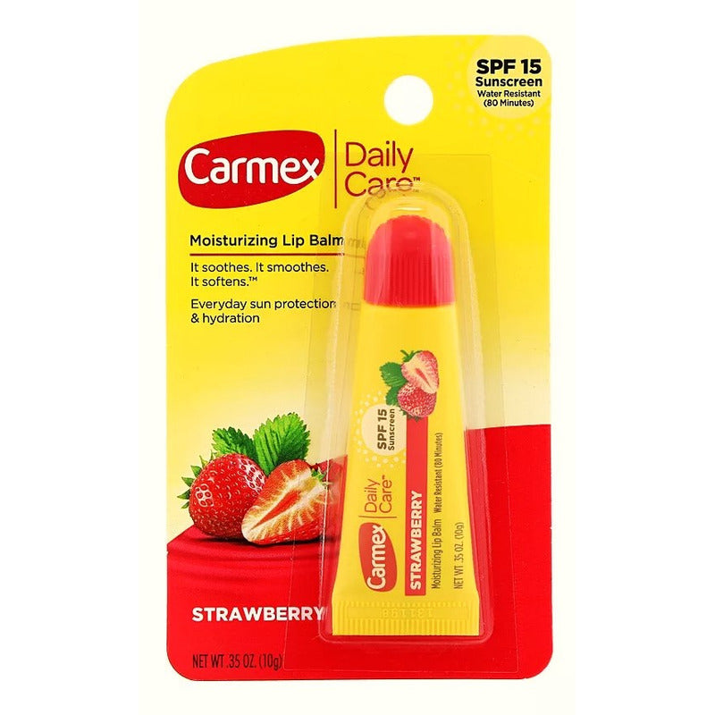 Carmex Bálsamo Labial, Tubo 10 G, Fresa