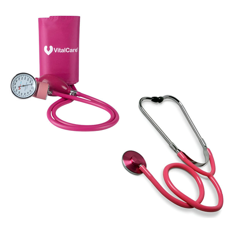 Baumanómetro Aneroide Vitalcare Con Estetoscopio Simple