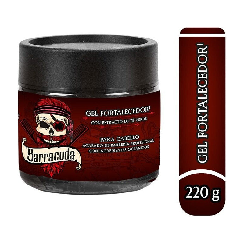 Gel Para Cabello Barracuda Fortalecedor 220g