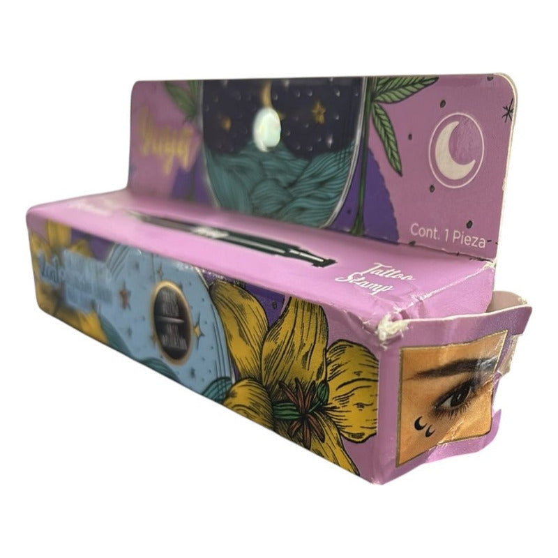 Super Promo Delineador Líquido Yuya Tattoo Stamp Luna Negro Mate