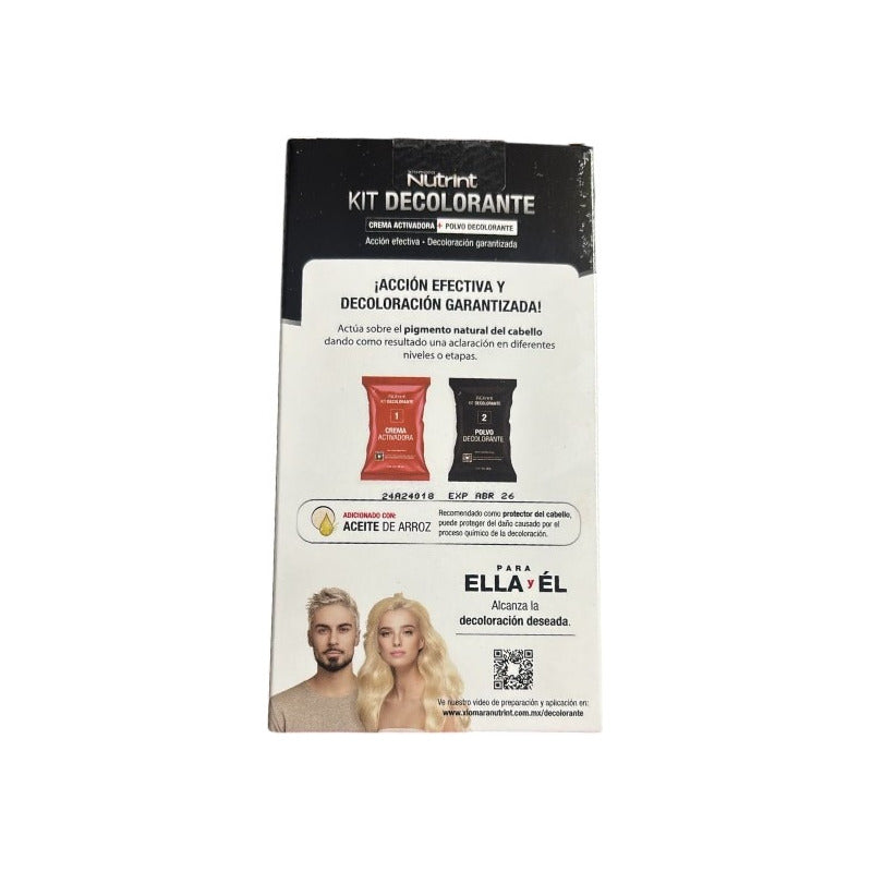 Nutrit Kit Decolorante Crema Activadora + Polvo Decolorante
