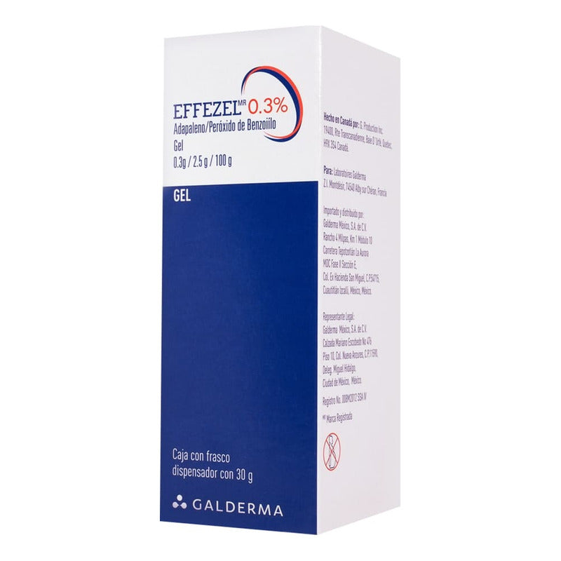 Effezel Gel 0,3 G/2,5 G, 1 Tubo 30 G