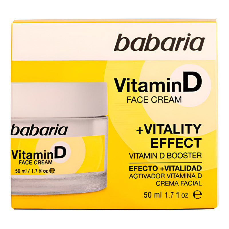 Crema Facial Vitamina D - 50 Ml Babaria Todo Tipo De Piel Día/noche