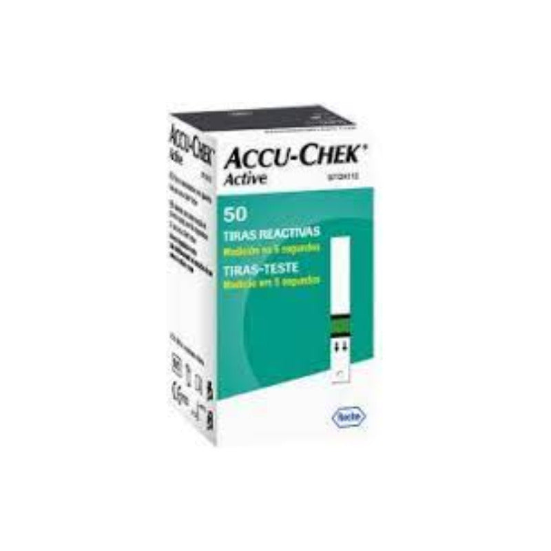 Caja 50 Und Tiras Reactivas 50gr Accu-chek Verde Green