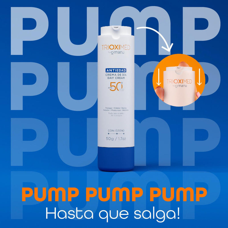 Trioximed Crema De Día Antiedad 50 G, Hidrata Y Protege Piel Normal
