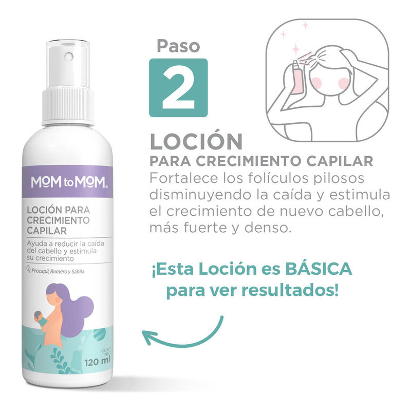 Mom To Mom Tratamiento Para Crecimiento Capilar Postparto