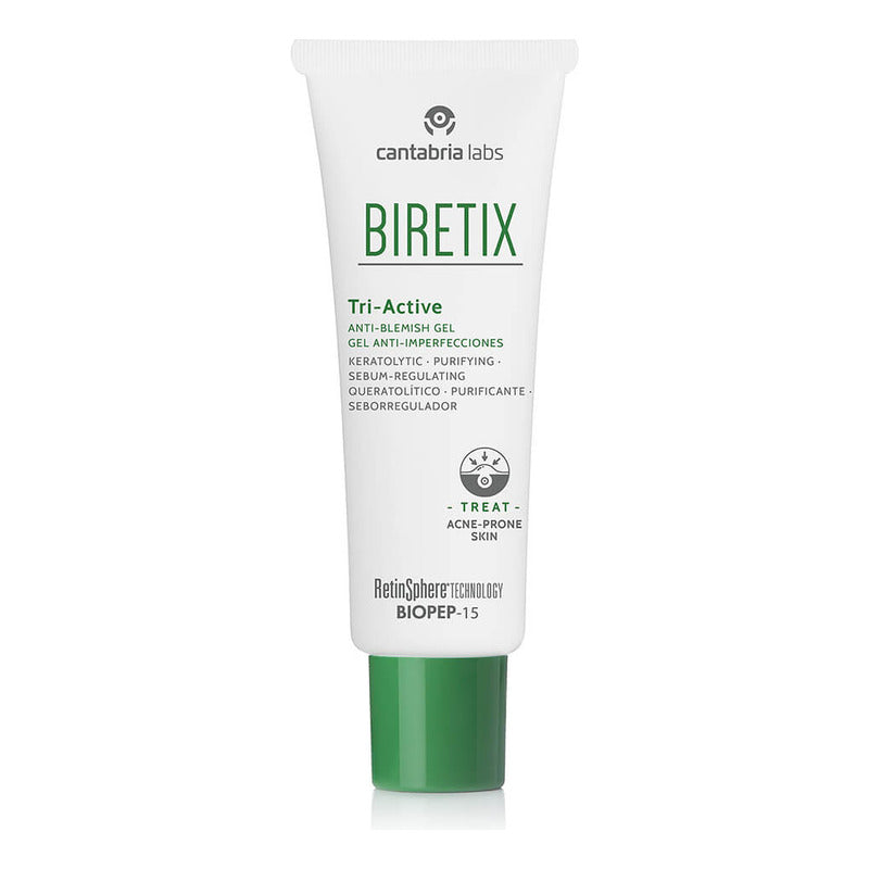 Biretix Tri Active Gel Anti Imperfecciones -cantabria- 50ml Tipo De Piel Grasa