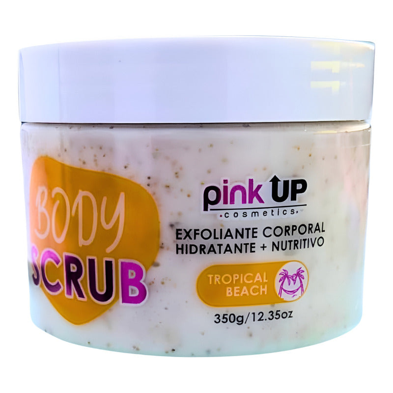 Pink Up Body Scrub Exfoliante Hidratante, Nutritivo Corporal Tropical Beach