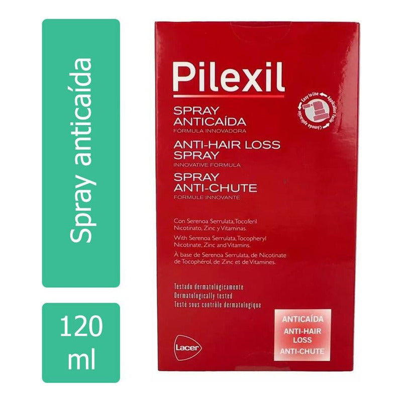 Pilexil Loción Spray Capilar Anticaida Y Reparador 120ml