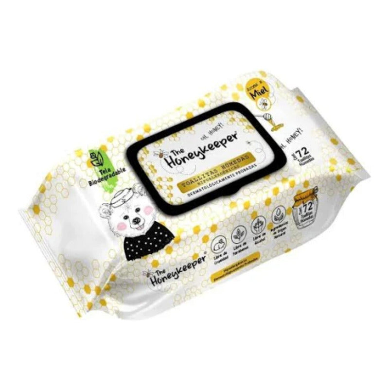 Toallas Humedas Hipoalargenicas The Honeykeeper 72 Pzas