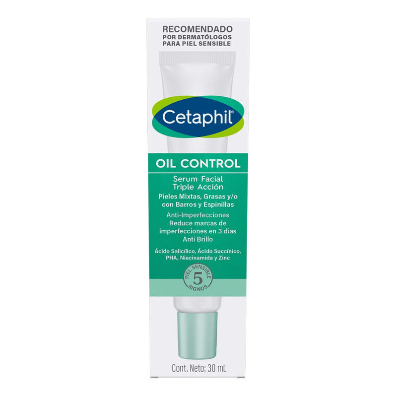 Sérum Facial Cetaphil Oil Control De Triple Acción 30 Ml Grasa Día/noche