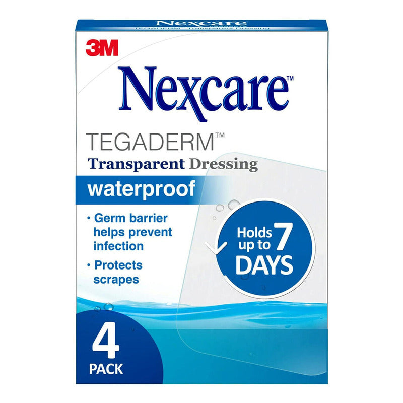Apósitos Transparentes De Nexcare Tegaderm 4 Pulgadas X 4 De