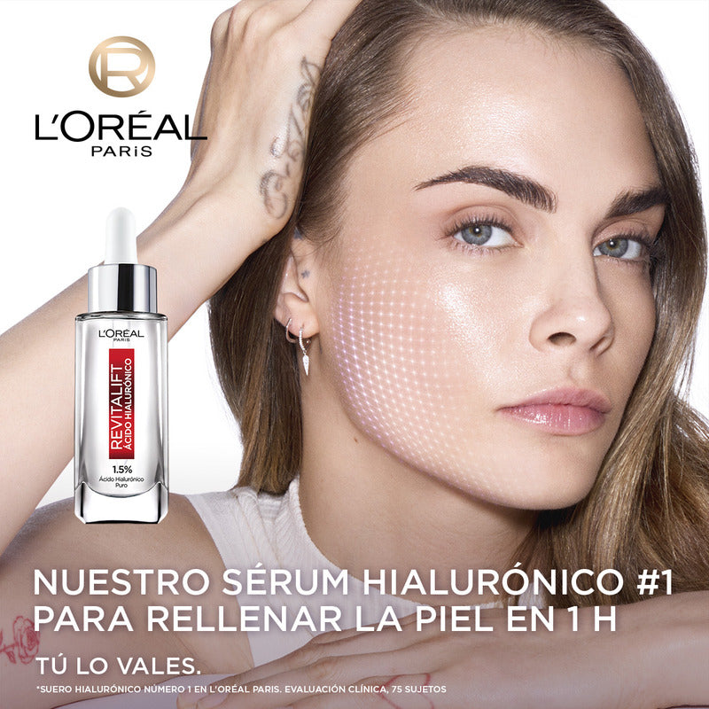 L'oréal Paris Revitalift Ácido Hialurónico Sérum De Rostro, Hidrata Intensamente Y Rellena Líneas De Expresión, 30 Ml.