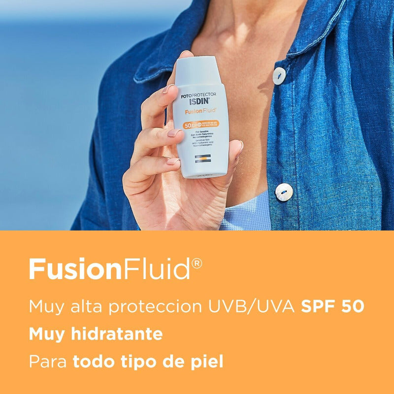 Protector Solar Isdin Fusion Fluid Fps 50 1 Unidad De 50 ml