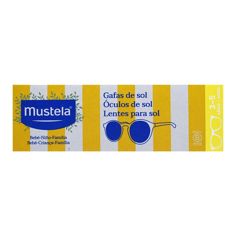 Mustela Lentes Solares Para Niño 3 - 5 Años Cuadrado Amarillo Amarillo Amarillo Amarillo