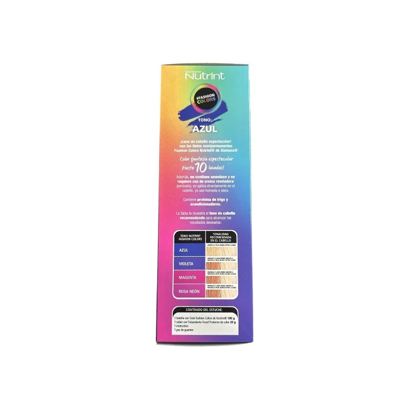 Xiomara Nutrint Tinte Semi Permanente Fashion Colors