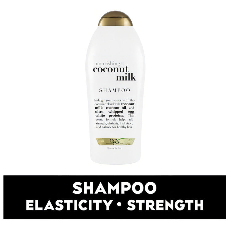 Shampoo Ogx Nutritivo Y Fortificante Con Leche De Coco 750ml