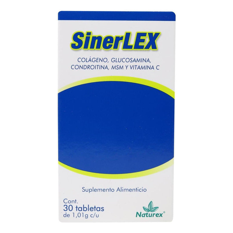 Sinerlex C/30 Tab 1,01 G C/u Naturex / Colágeno / Vitamina C
