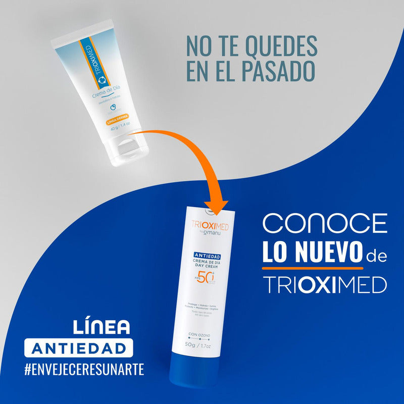 Antiedad Crema De Día 50 G - Trioximed By Omanu Fps 50+ Normal