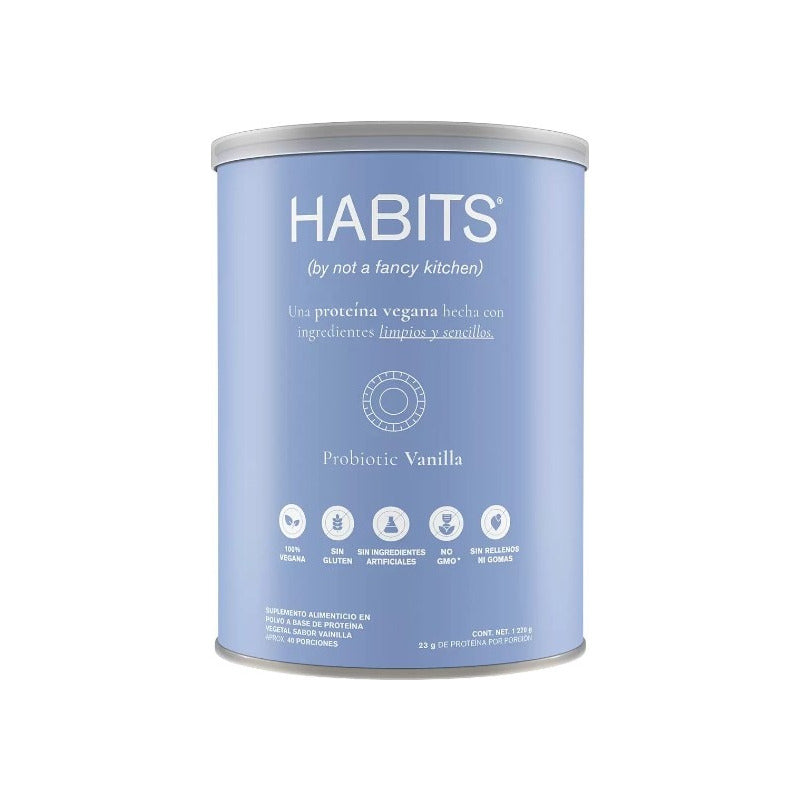 Habits Proteína Vegana Probioticos Vainilla 1220g
