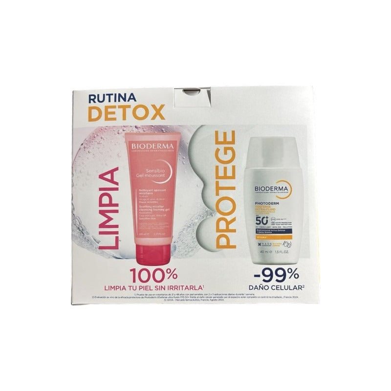 Kit Bioderma Photoderm Xdefense Fps50+ + Sensibio Gel 100 Ml