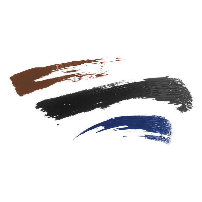 Pack X3 Máscaras Pestañas 10 Aceites Negra Café Azul Yuya