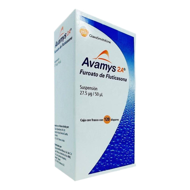 Avamys 2a Caja Con Atomizador Nasal 120 Disparos